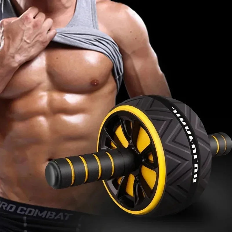 Dual-Wheel Silent Ab Roller | Core & Abdominal Trainer – PrimeNest