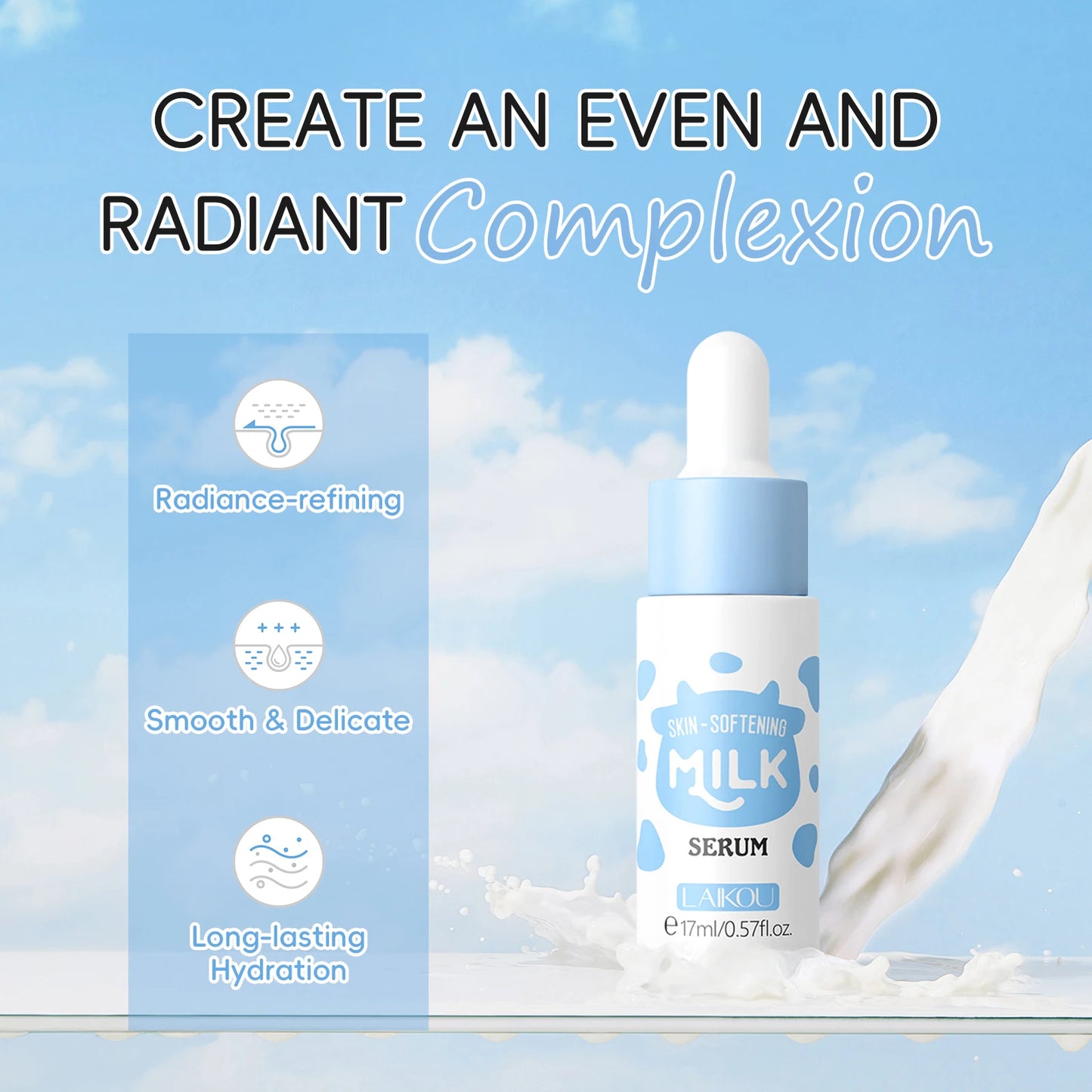 LAIKOU Milk Skincare Travel Set