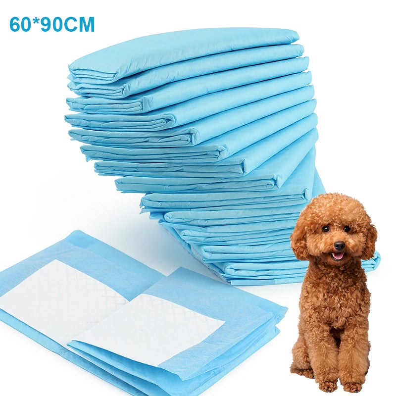 100pc Pet diapers 45*60cm/60*90cm Cats Dog Diapers Super Absorbent Pet Diaper Dog Pee Pad Quick dry Disposable Urine Nappy Mat - PrimeNest