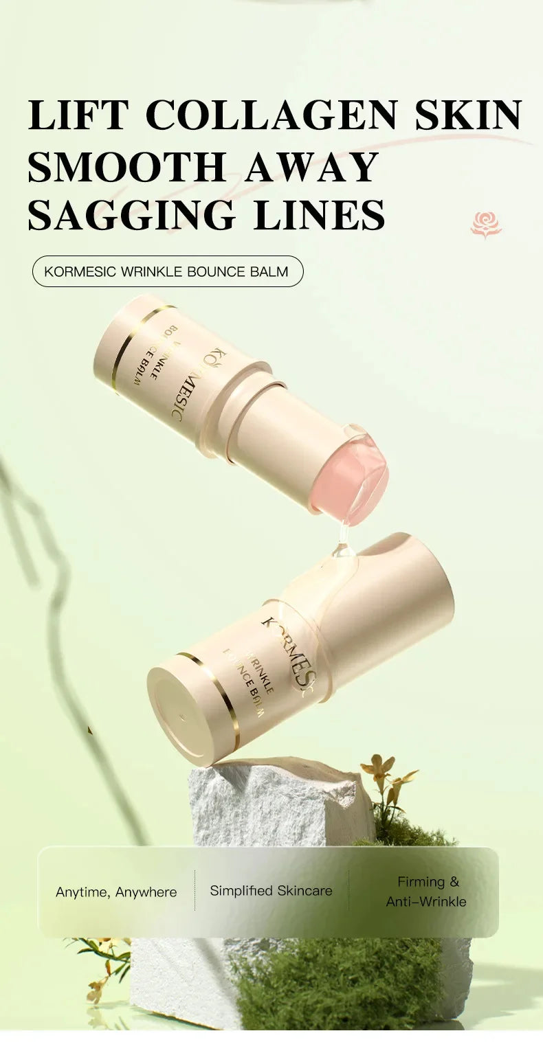 Instant Wrinkle Removal Multi Bounce Balm Facial Tightening Moisturizing Korean Anti-Wrinkle Balm Stick Cream Skin Care Products - PrimeNest