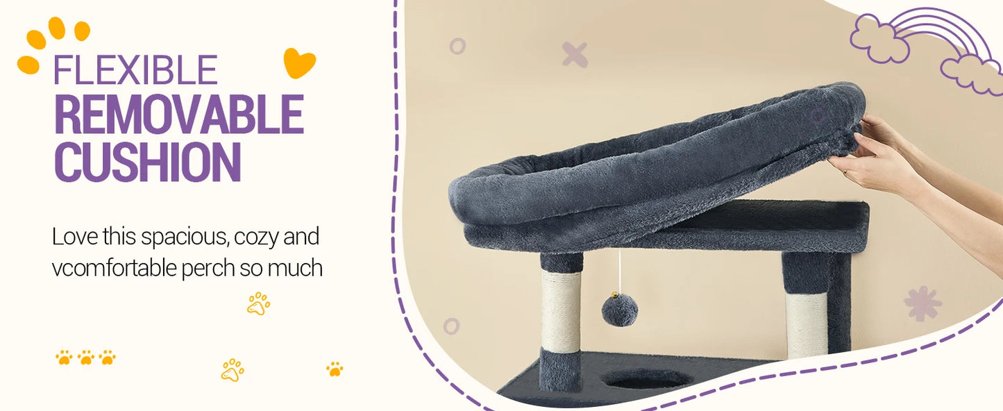 210cm XL Multi-Level Cat Tree Tower
