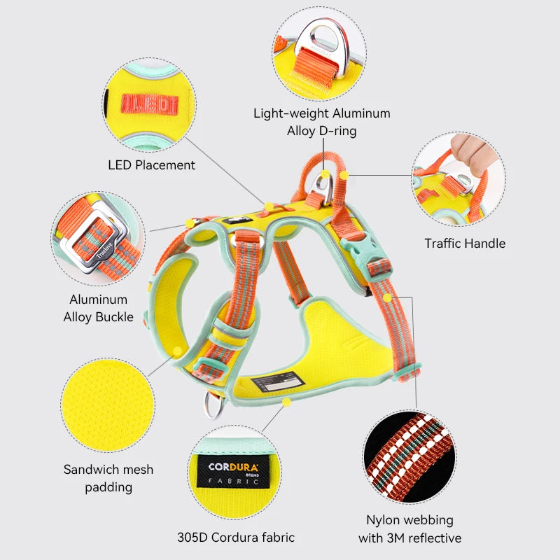 Truelove No-Pull Reflective Dog Harness