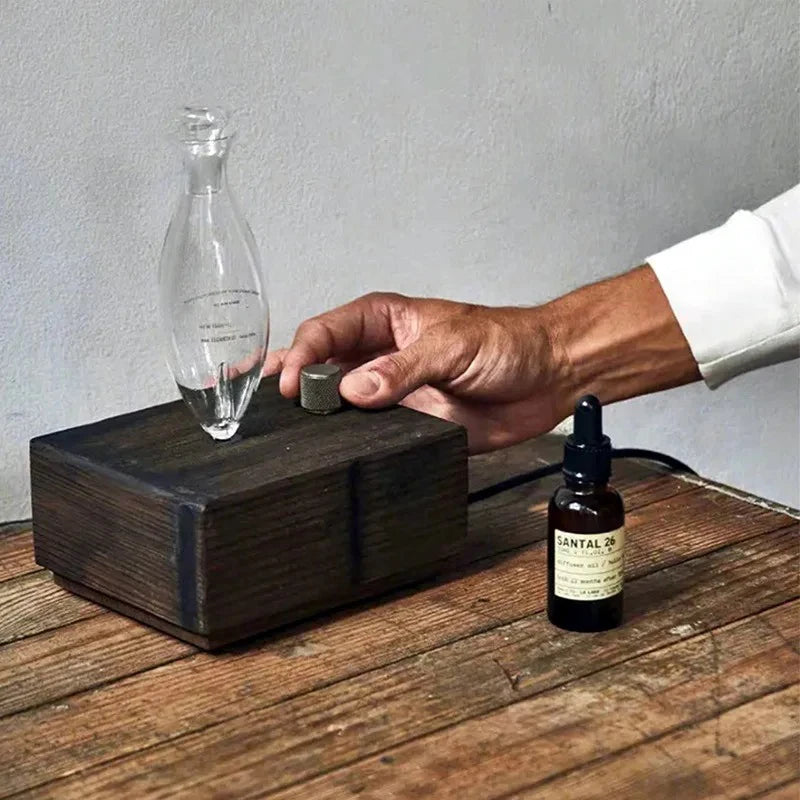 Aroma Diffuser Vintage Tungsten Filament Lamp Aromatherapy Machine Humidifier Lighting Sandalwood Pure Essential Oil Diffuser