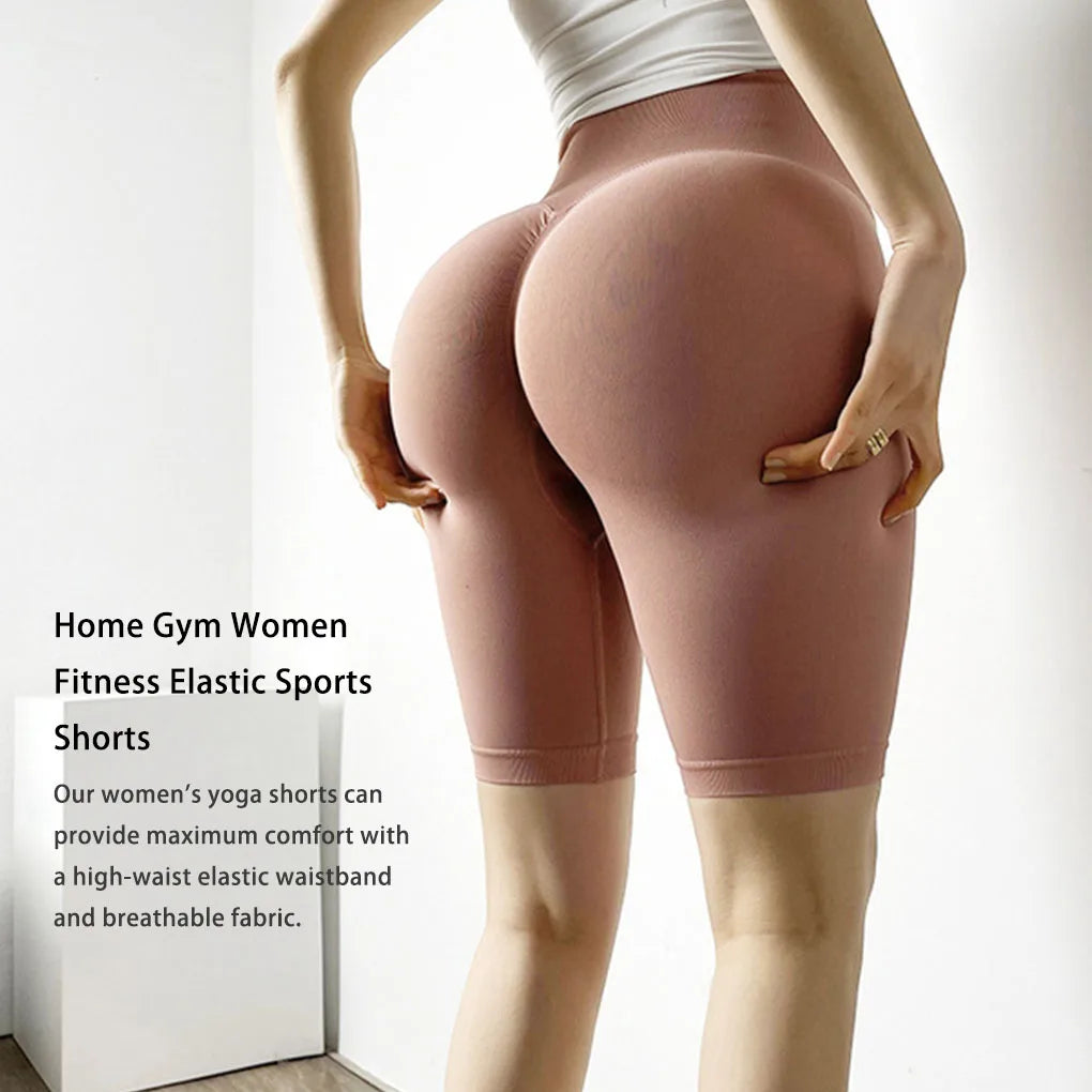 Women's High Waist Butt-Lifting Gym Shorts