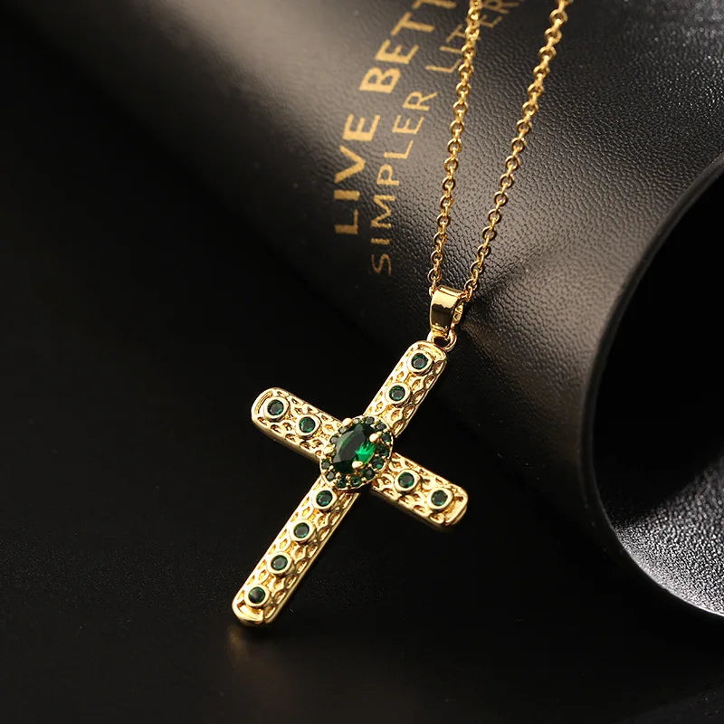 Stainless Steel Holy Death Necklace Saints Gold Color Plated Pendant Necklace Death Scythe Charms Christian Jewelry Santa Muerte
