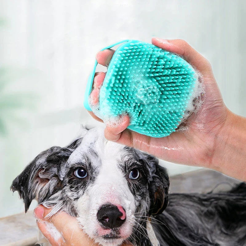 Silicone Pet Bathing & Massage Brush