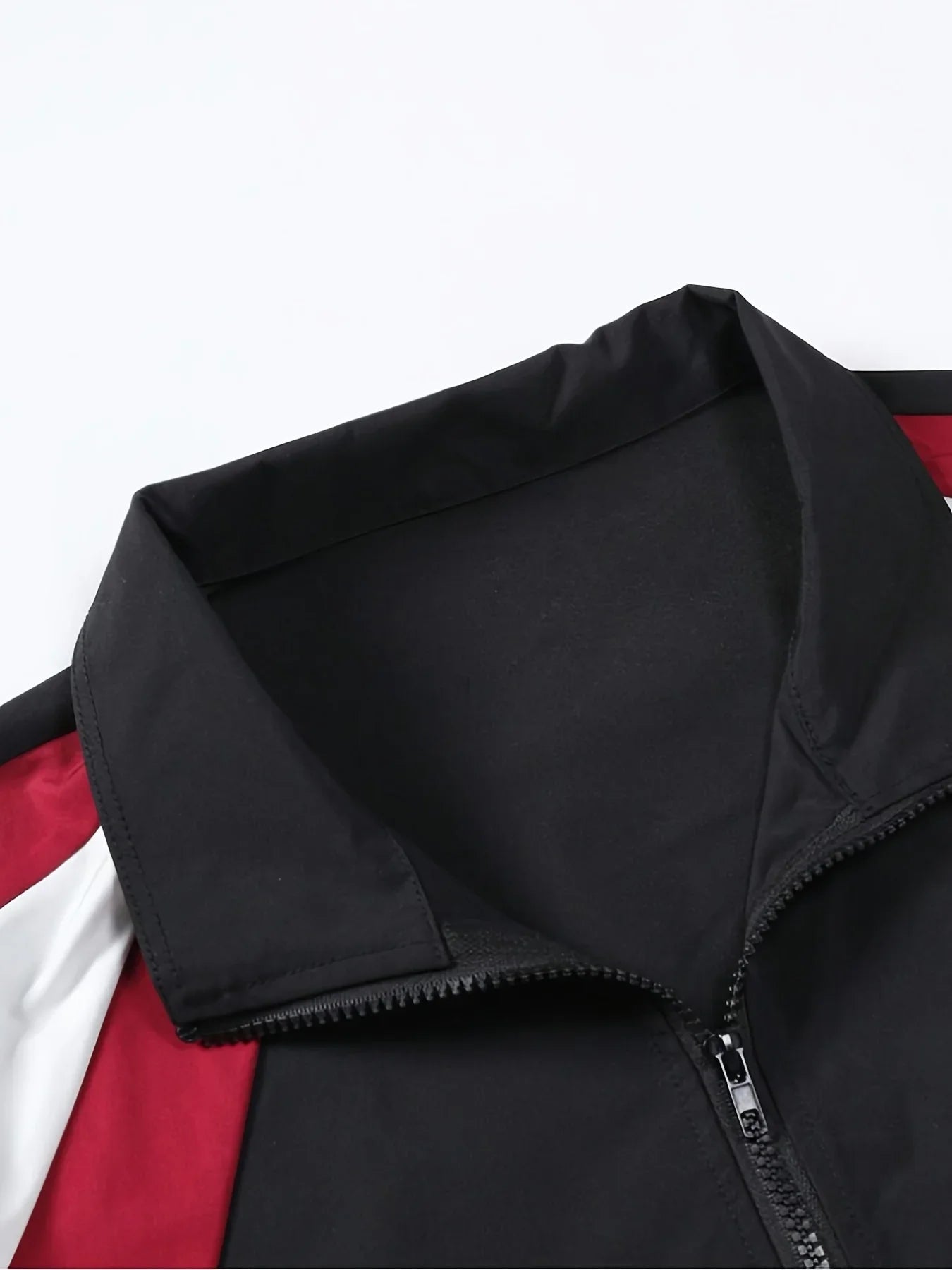 Men's Colour-Block Windproof Jacket