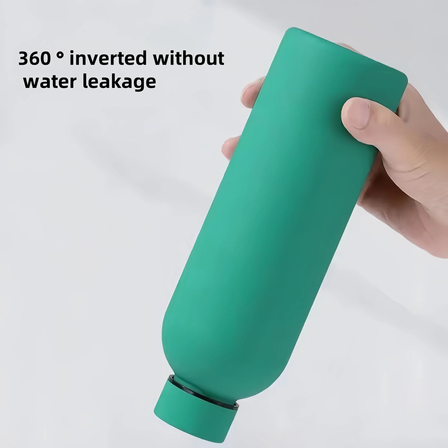500ML Large Capacity Insulated Water Bottle Stainless Steel Vacuum Flask American Style Small Mouth Sports Insulated Coffee Mug