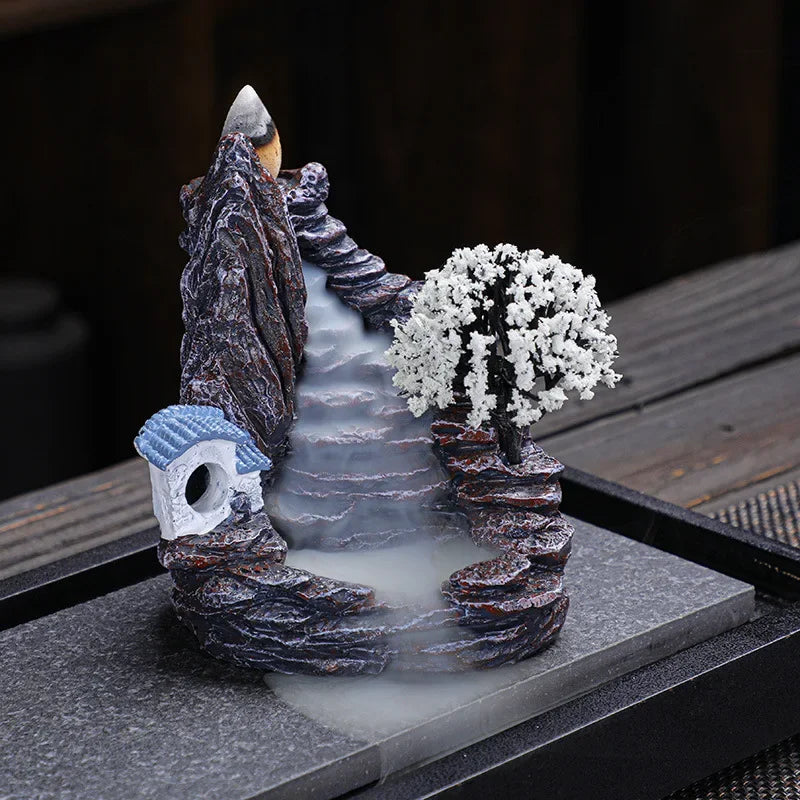 Resin Reflux Incense Burner Tower