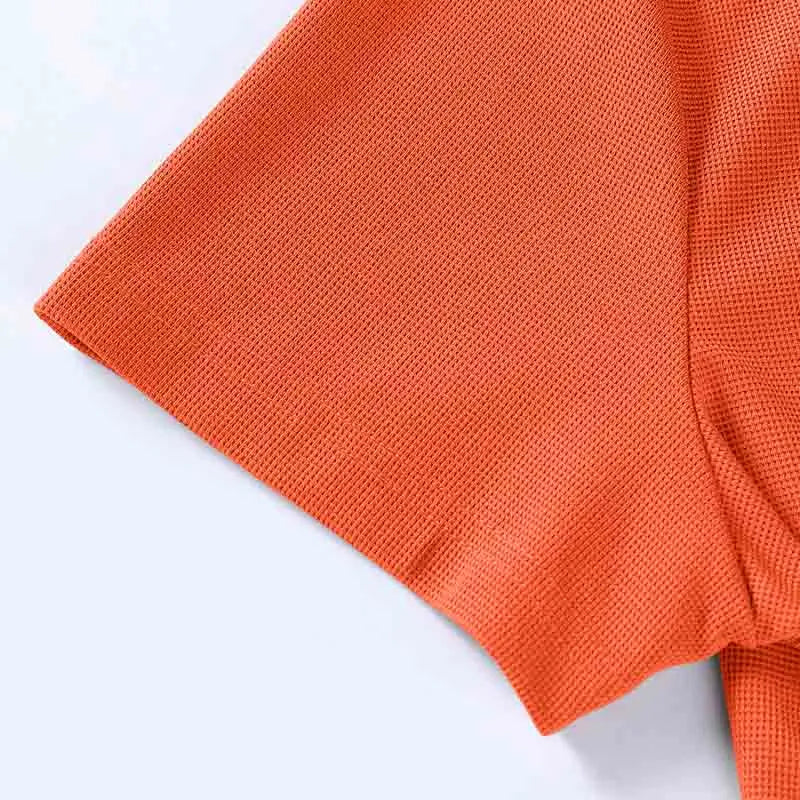 2025 New Men's Casual and Fashionable Simple Collared Short Sleeved Polo Shirt Summer Comfortable Breathable and Versatile Top