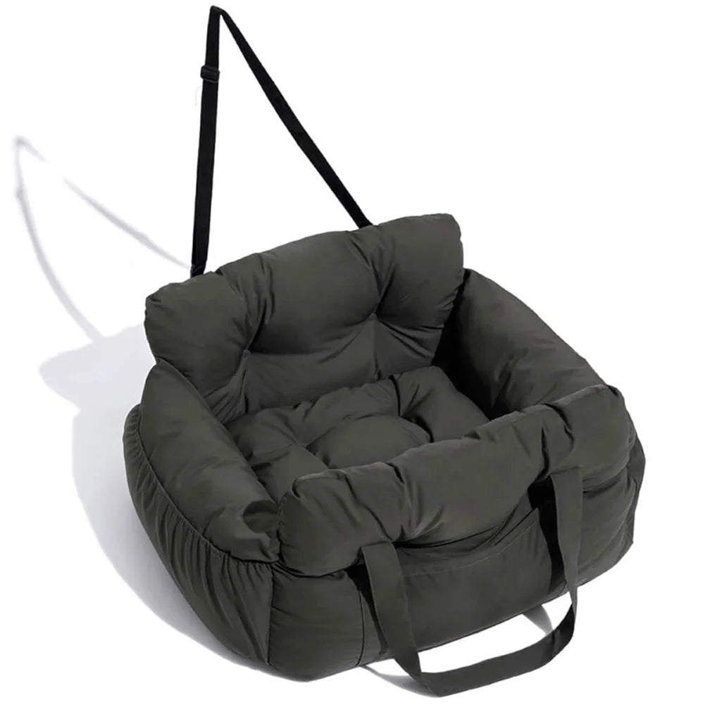 Booster Pet Car Seat with Seat Belt Pet Safe Booster Seat PP Cotton Pet Safety Car Seat Travel Carrier Bed for Small Medium Dogs - PrimeNest
