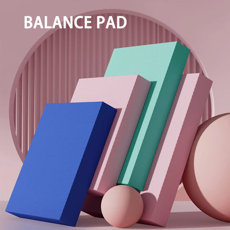 TPE Balance Pad Non-Slip Thickened High Rebound Foam Mat for Core Stability Yoga Fitness Training 50x40cm
