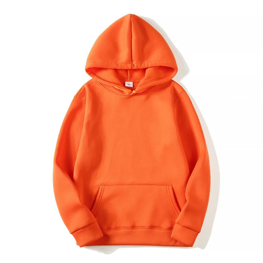 Men's Solid Colour Pullover Hoodie