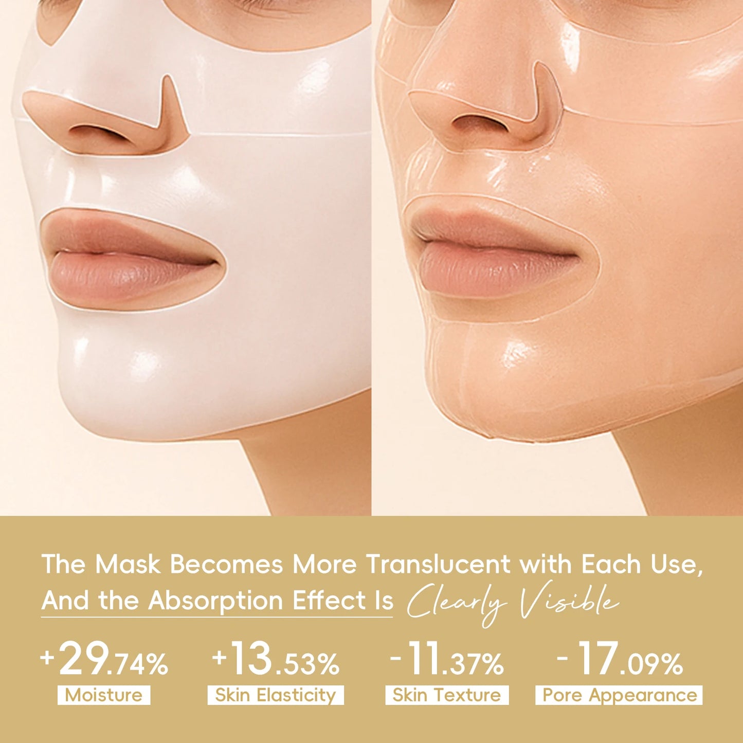 LAIKOU Korea Snail Collagen Essence Mask Hydrating Sheet Mask Anti-Wrinkle Face Mask Firming Skin Care 25g*20pcs - PrimeNest