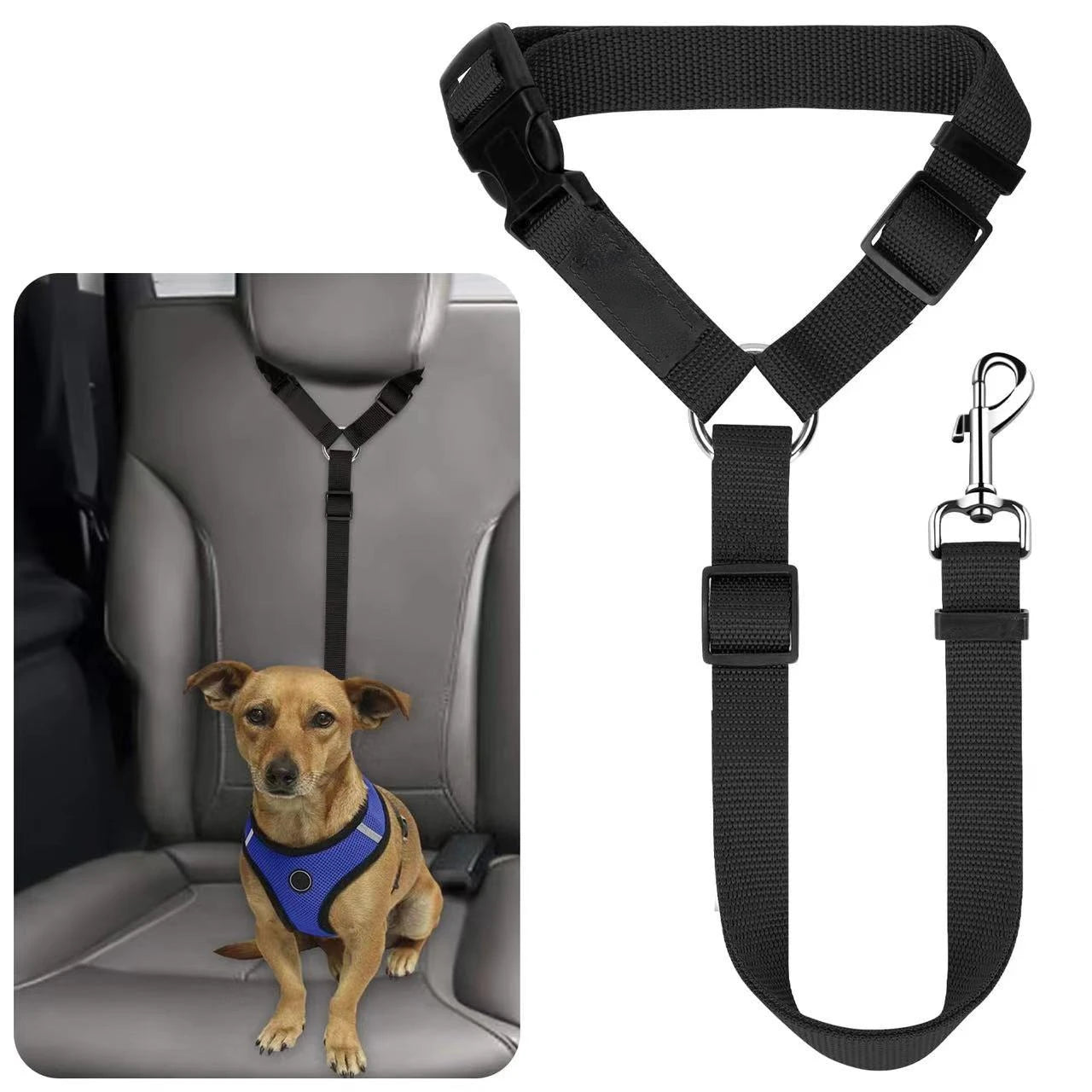 2-in-1 Pet Car Seat Belt
