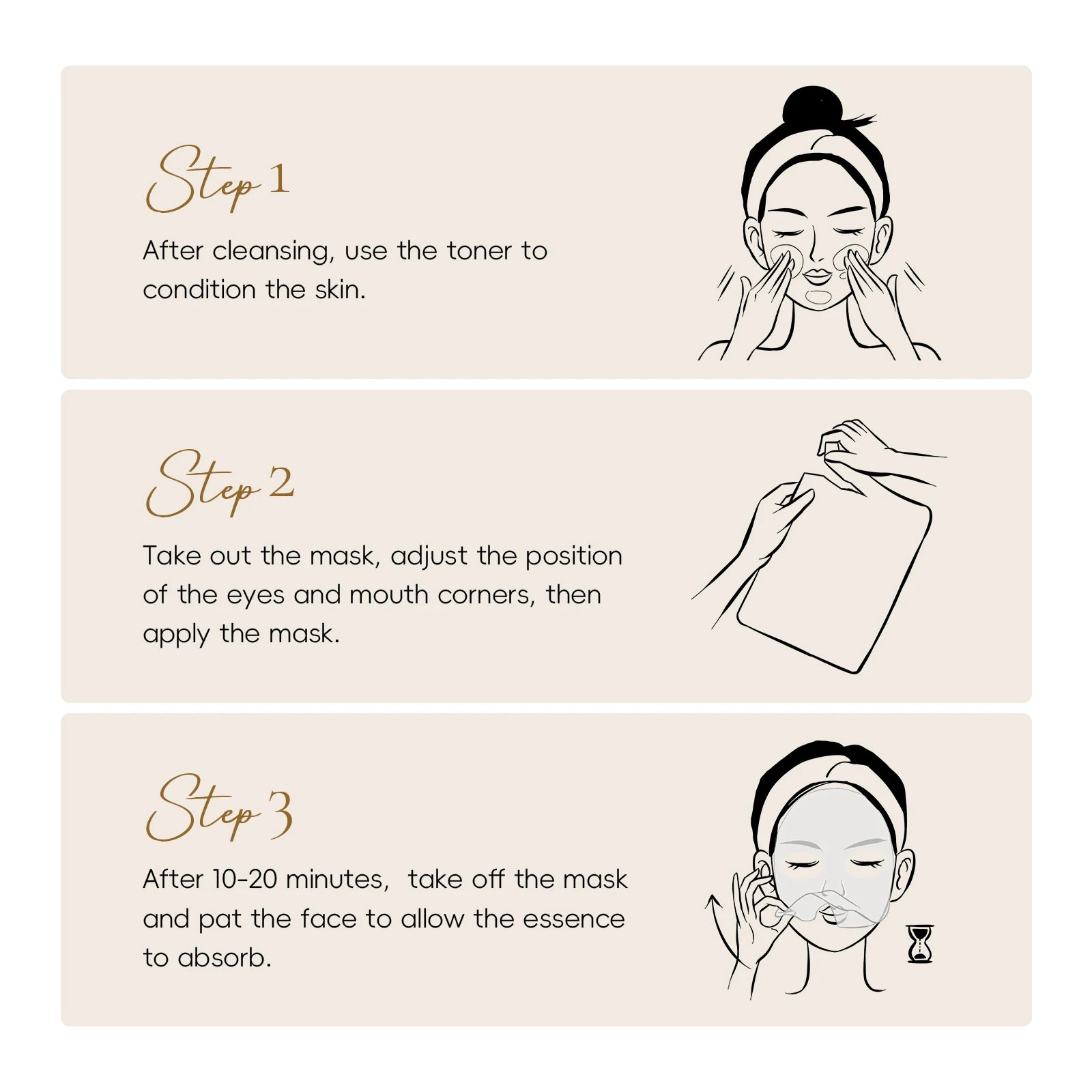 LAIKOU Korea Snail Collagen Essence Mask Hydrating Sheet Mask Anti-Wrinkle Face Mask Firming Skin Care 25g*20pcs - PrimeNest