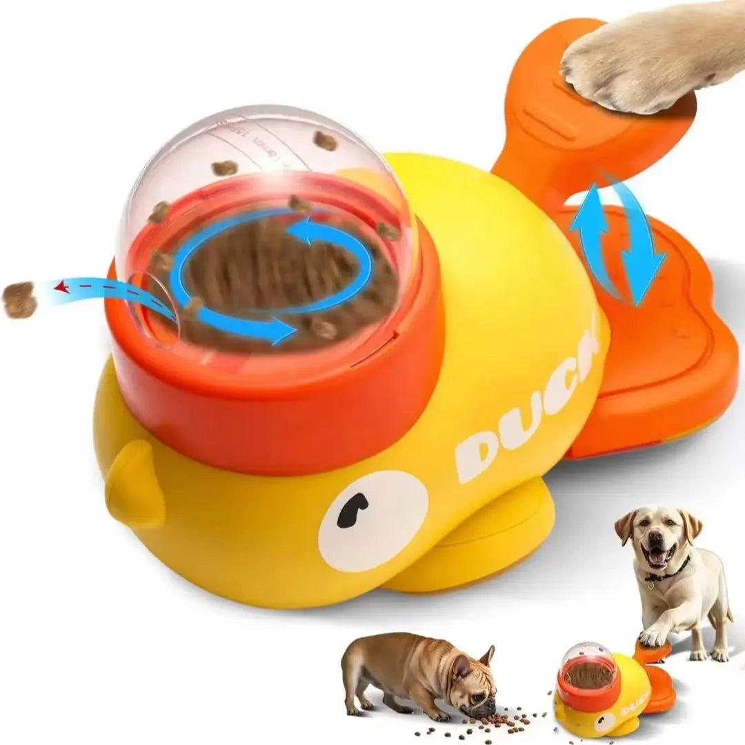 Interactive Dog Treat Dispensing Toy, Slow Feeder Puzzle Toy for Dogs, IQ Training Food Reward Enrichment Toy