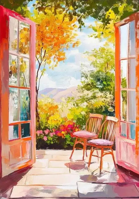 Henri Matisse Open Window Painting Poster Print For Living Room Home Decor Abstract Canvas Painting Modern Landscape Wall Art
