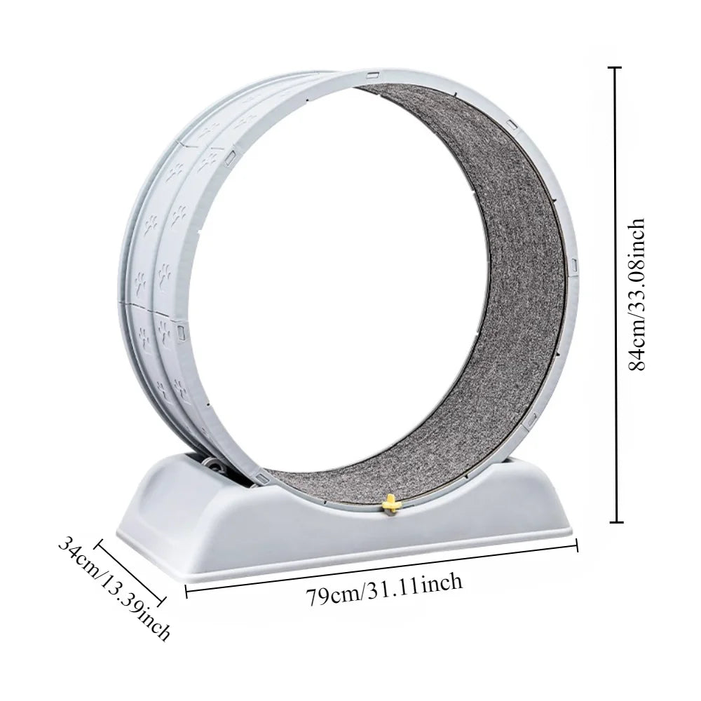 Ultra-Quiet Cat Exercise Wheel Treadmill