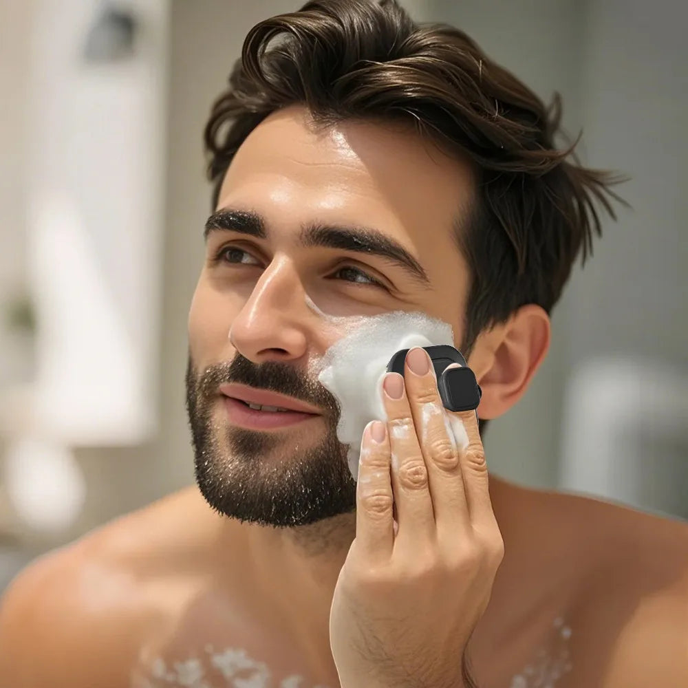 2-in-1 Silicone Face & Beard Brush