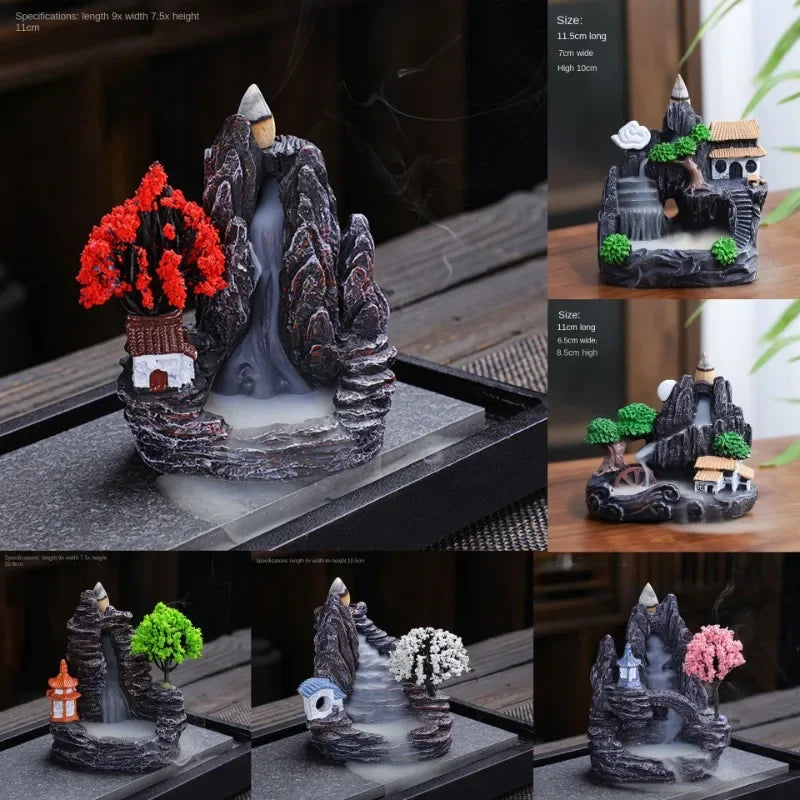 Resin Reflux Incense Burner Tower