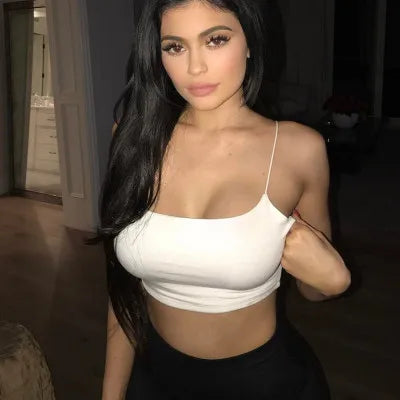 Halter Backless Crop Cami Top
