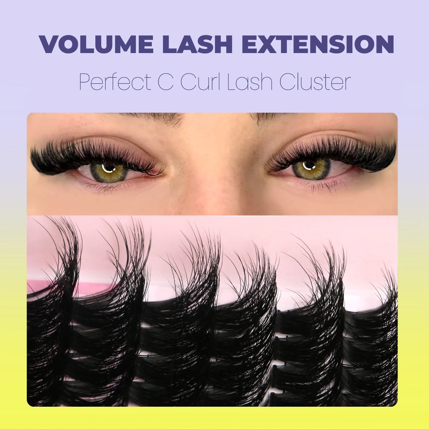 DIY Wispy Lash Clusters
