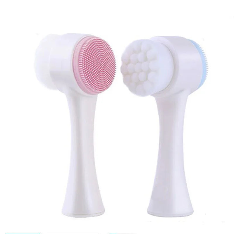 3D Double-Sided Silicone Face Brush