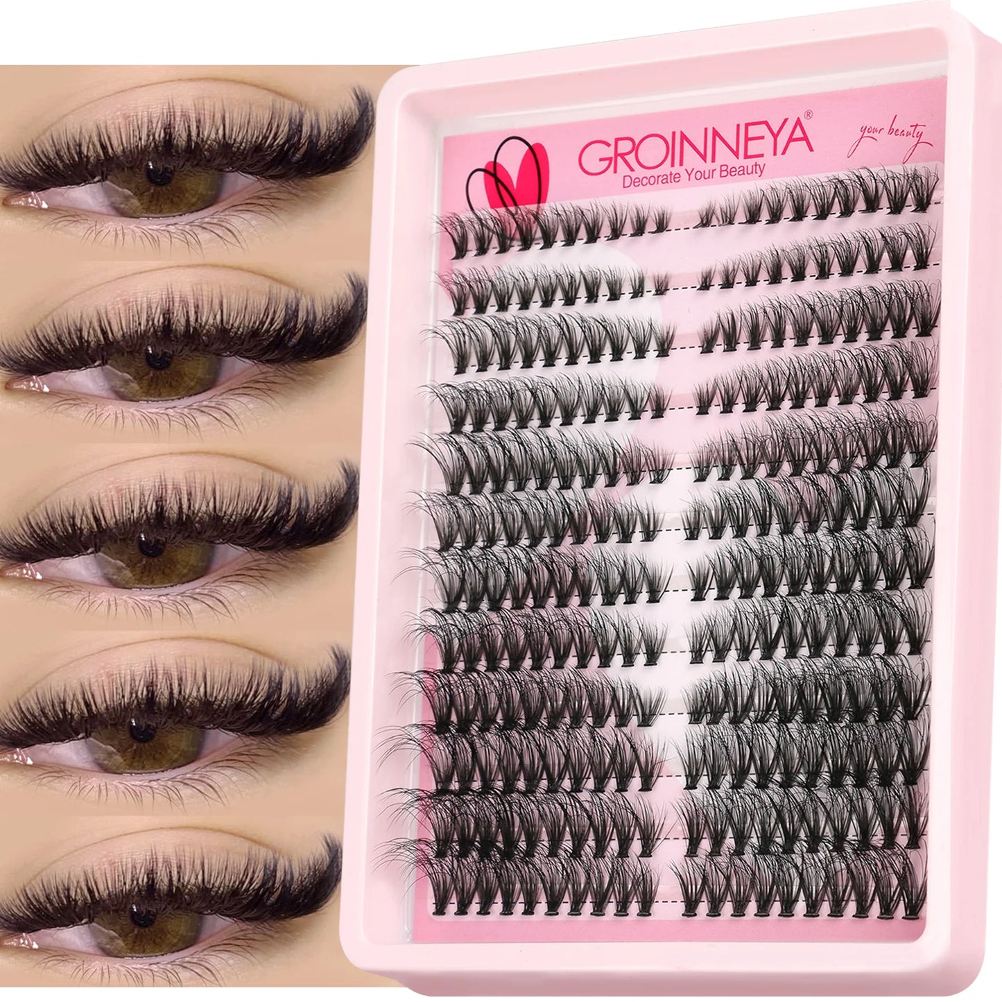 DIY Wispy Lash Clusters