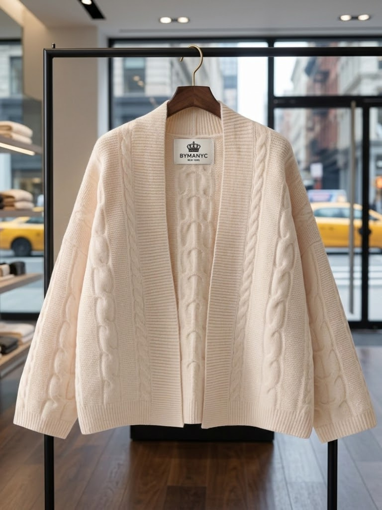 Woman's Cardigan WEST VILLAGE New Collection FASHION CHIC - BYMANYC ® New York-1