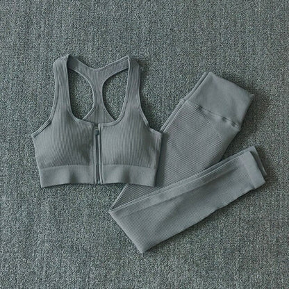 Women Fitness Yoga Sets Seamless Sports Suits Workout Clothes Sports Bra Gym Leggings Sports Wear Gym Clothing Sportswear-9