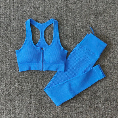 Women Fitness Yoga Sets Seamless Sports Suits Workout Clothes Sports Bra Gym Leggings Sports Wear Gym Clothing Sportswear-7