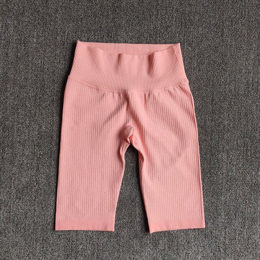 Seamless Fitness Women Yoga Shorts High Waist Workout Shorts Hip Push Up Yoga Running Shorts Sport Gym Leggings-10